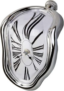 Melting Home Wall Clock Design